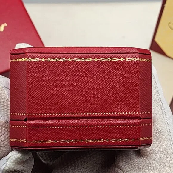 Cartier Love 18k Yellow Gold Trinity Ring Size 52 - Picture 9 of 10